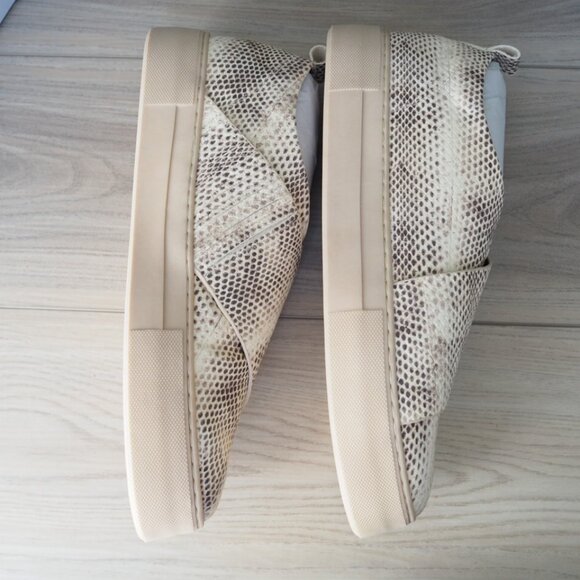 New AEROSOLES Brighton Sz 12 Casual Sneakers Loafers Snakeskin Flat Slip-on NWT - Picture 10 of 14